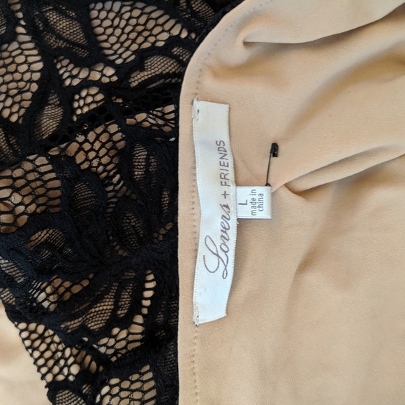 Black Lace Backless Dress - Bahama mama - Picture 2 of 8